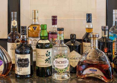 K+K Hotel George Kensington, London Bar with spirits