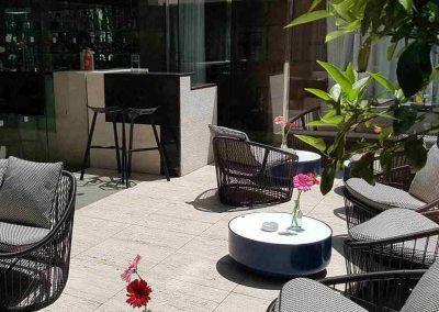 K+K Hotel Picasso Barcelona Bar Terrace with seats