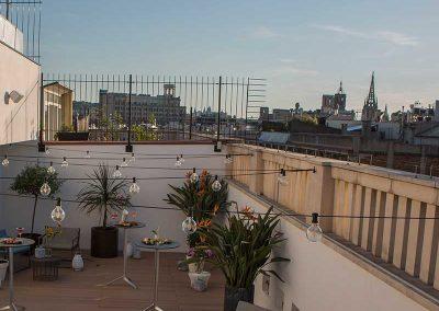 K+K Hotel Picasso Barcelona Terrace Total View