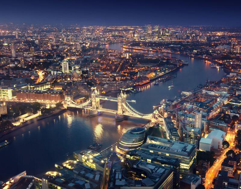 London Skyline by night London Skyline by night