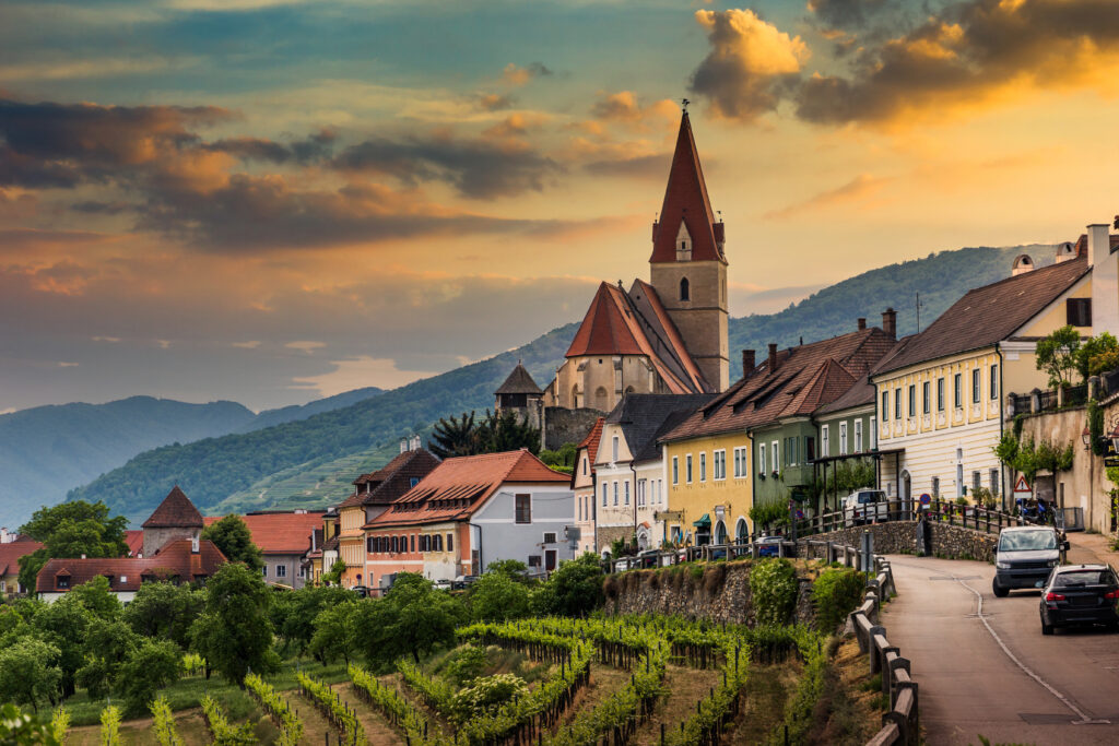 Church of Weissenkirchen in der Wachau, a town in the district o